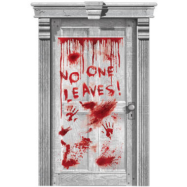 Door Decoration No One Leaves Plastic 165.1 x 85 cm