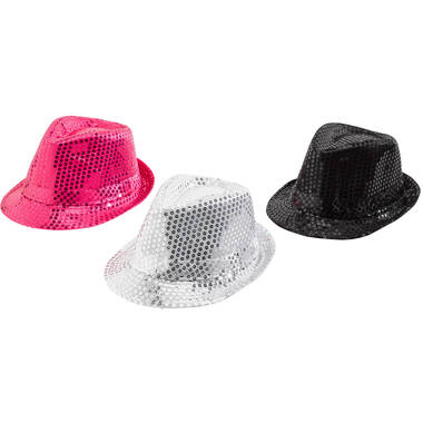 Hat Sequins Assorted Fabric / Plastic One Size