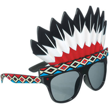 Fun Shades Redskin Plastic 14.6 x 13 cm