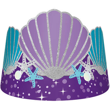 8 Tiaras Mermaid Wishes Paper 16 x 12.6 cm