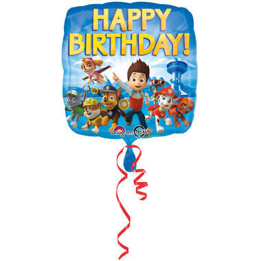 Foil Balloon - Paw Patrol - Happy Birthday - 45 cm