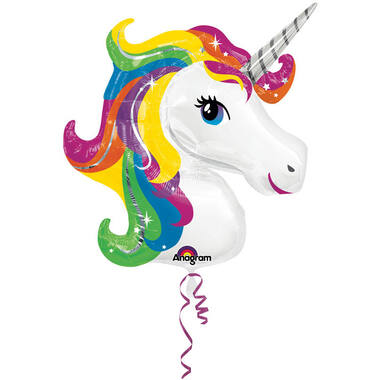 Shape Rainbow Unicorn Bulk 83x73cm