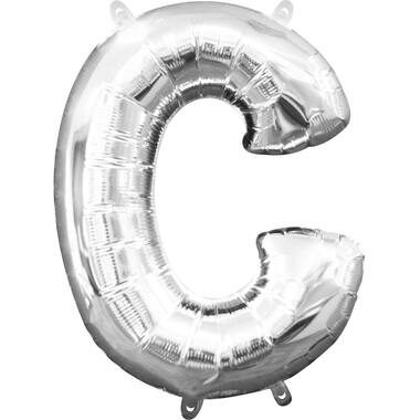 MiniShape Letter C Silver Foil Ball