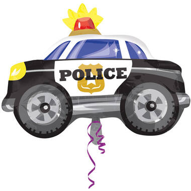 Jr Shape Police Car 60x45cm