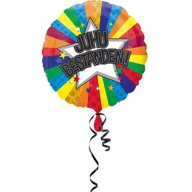 Foil Balloon - "JUHU BESTANDEN!" - 45 cm