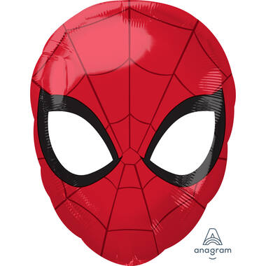 Foil Balloon - Shape - Spider-Man Head - 30 x 43 cm