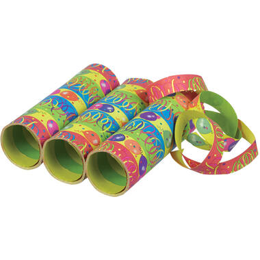 3 Streamers Balloon Party Paper 1.4 x 400 cm