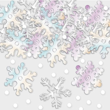 Confetti Snowflakes Iridescent Foil 14 g