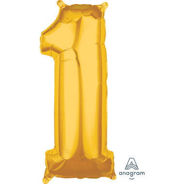 26in/66cm Number 1 Gold
