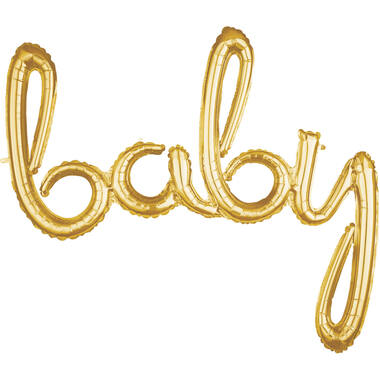 Script Phrase Phrase Baby Foil Ball