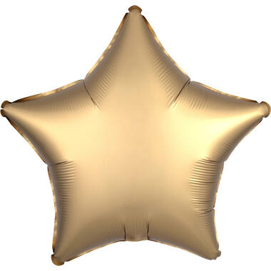Foil Balloon - Star Shape - Luxury Satin Gold - 45 cm