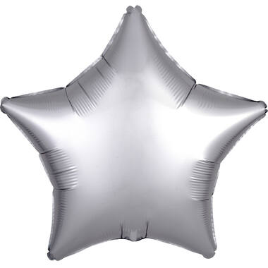 Foil Balloon - Shape - Star - Satin Luxe Platinum - 45 cm
