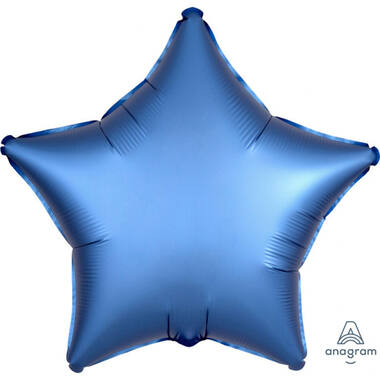 Foil Balloon - Shape - Star - Satin Luxe Azure - 45 cm