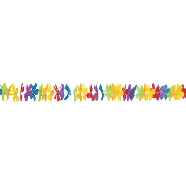 24 Confettis Fabric Flowers Hawaiian
