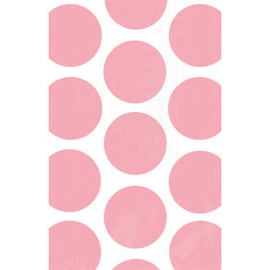 10 Paper Bags Polka Dots New Pink 11.3 x 17.7 cm