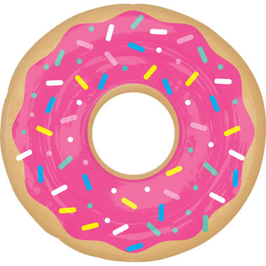 Foil Balloon - Shape - Donut - 68 x 68 cm