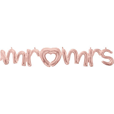 Script Phrase Phrase Mr & Mrs 149x25cm