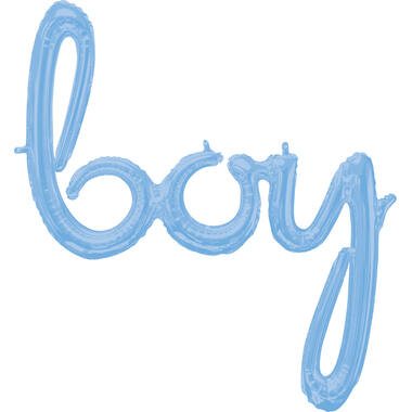 Script Phrase Boy Foil Balloon G40