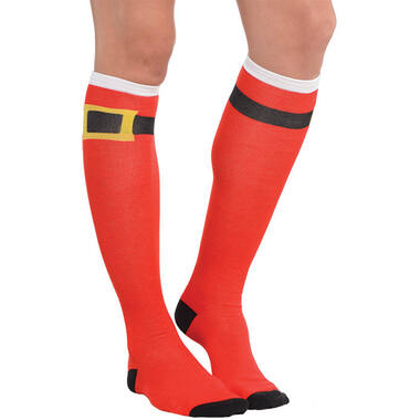Socks with Santa Belt One Size