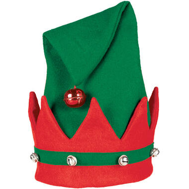 Hat with Bells Elf One Size