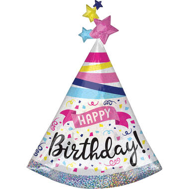 Shape Holo Bday Sparkle Banner