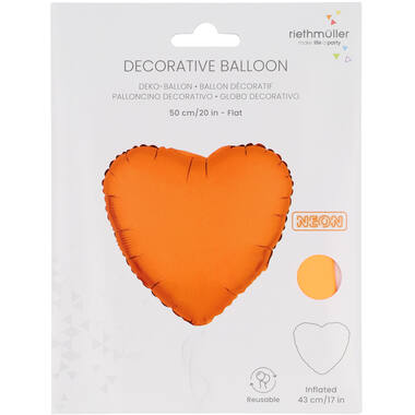 Folievorm neon oranje