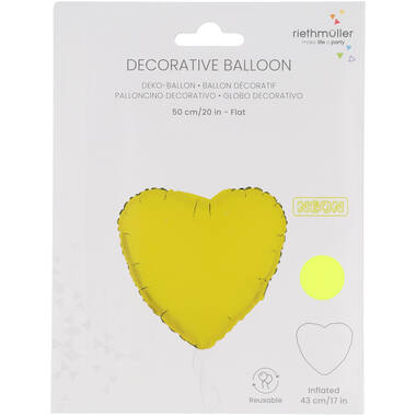 Folievorm neon geel