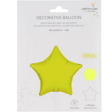 Folievorm neon geel