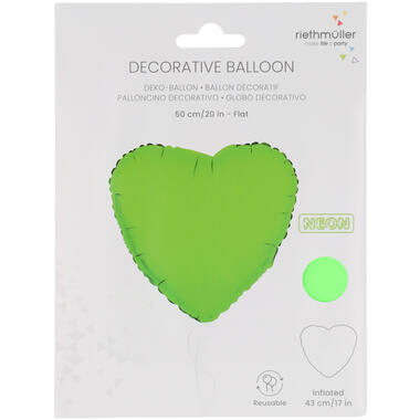 Folievorm neon groen