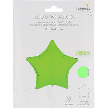 Folievorm neon groen