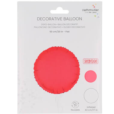 Folievorm neon rood