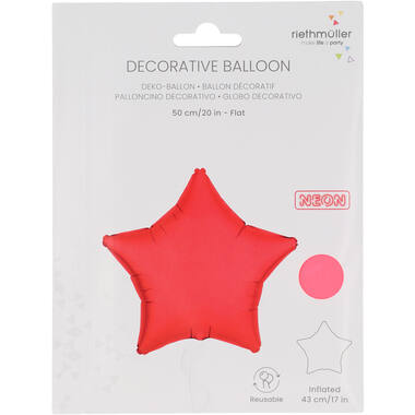 Folievorm neon rood