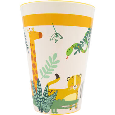 4 Cups Get Wild Plastic Reusable 430 ml