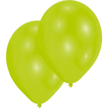 Latex Balloons - Lime Green - 28 cm - 10 pieces