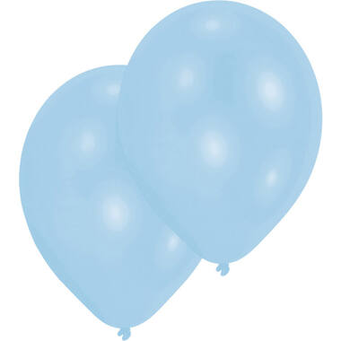 10 Latex Balloons Standard Powder Blue 27.5 cm / 11"