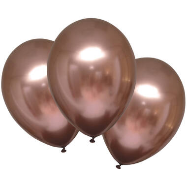 Latex Balloons - Rose Copper - Luxury Satin - 28 cm - 6 pieces