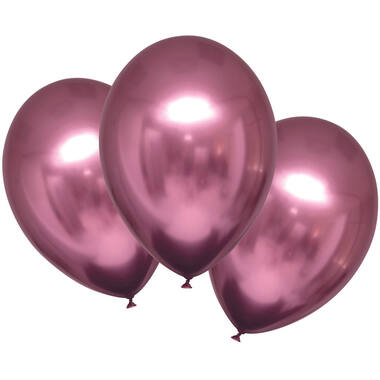 6 Latex Balloons Satin Luxe Flamingo 27.5cm/11"
