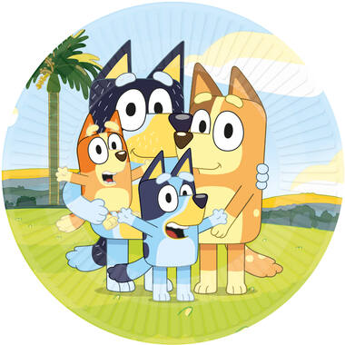 Plates - Bluey - 23 cm - 8 pieces