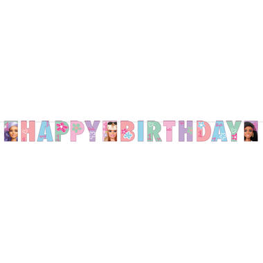 Letter Banner Barbie Sweet Life 180 x 15 cm