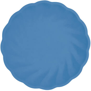 6 Plates Vert Decor Round Dark Blue 18.8 cm