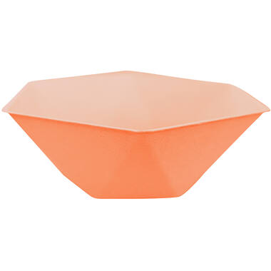 6 Bowls Vert Decor Hexagonal Dark Orange 15.8 x 13.7 cm