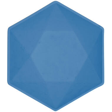 6 Bowls Vert Decor Hexagonal Dark Blue 15.8 x 13.7 cm