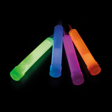 4 Glow Stick Necklaces Assorted Plastic 81 / 10 cm