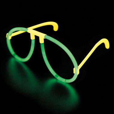2 Glow Stick Glasses Plastic 15 x 6 cm
