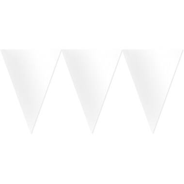 Pennant Banner Frosty White Paper 457 x 17.7 cm