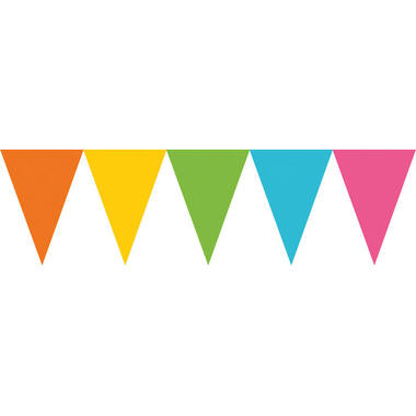 Pennant Banner Multicoloured Paper 457 x 17.7 cm