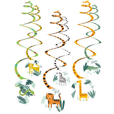 6 Swirl Decoration Get Wild
