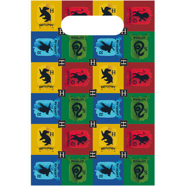 8 Party Bags Harry Potter Houses Paper 15,8 x 23,6 cm