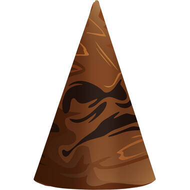 8 Party Hats Harry Potter Houses Paper 16 cm