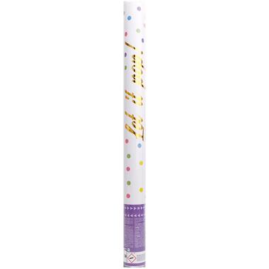 Confetti Cannon Multicolor Round Paper 60 cm